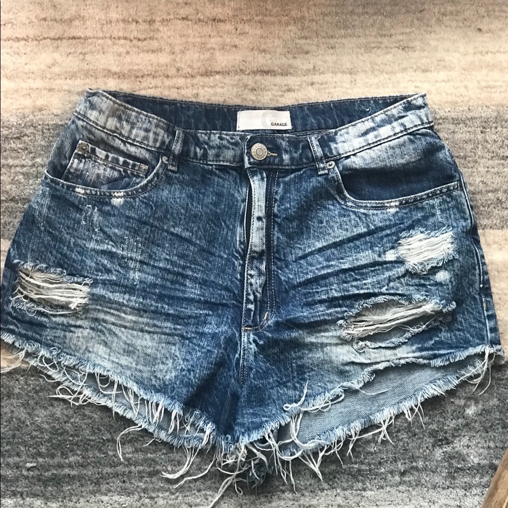 Garage High Waisted Festival Shorts